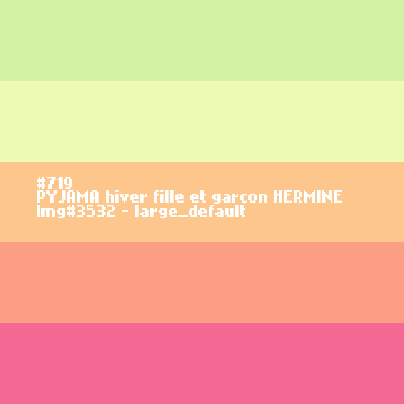 Winter pyjama voor kinderen  HERMINE (Hermelijn)