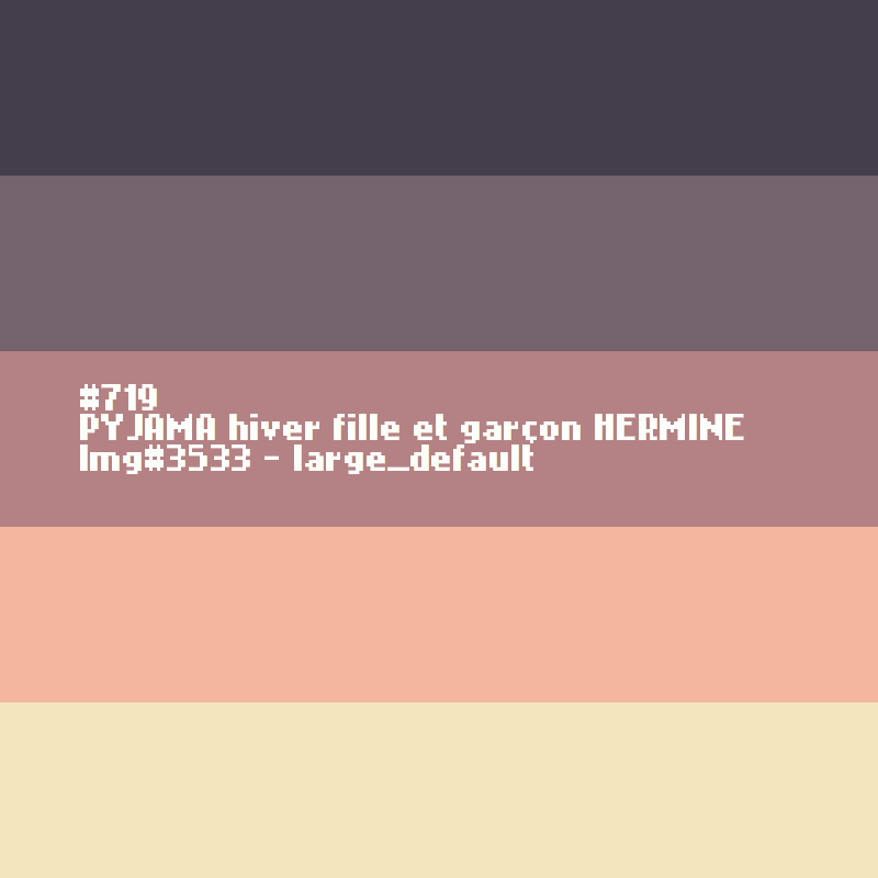 Winter pyjama voor kinderen  HERMINE (Hermelijn)