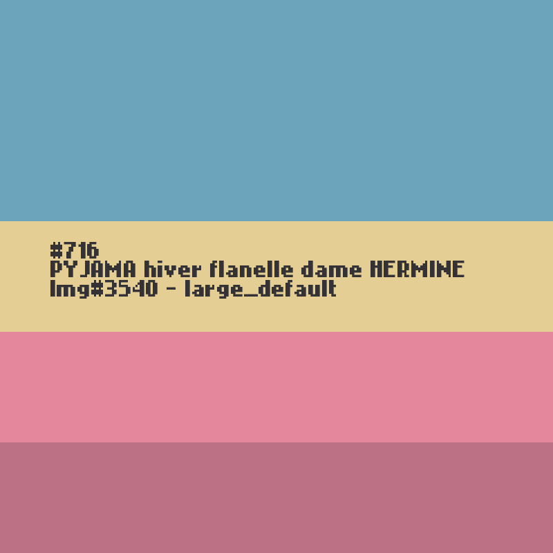 PYJAMA hiver dame HERMINE