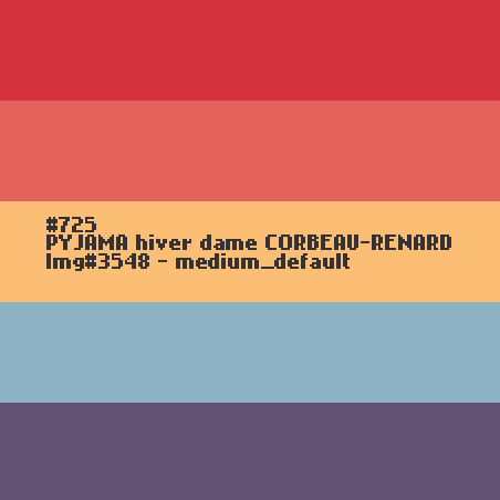 PYJAMA hiver dame CORBEAU/RENARD