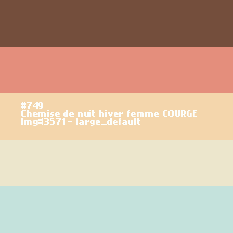 Chemise de nuit hiver femme COURGE