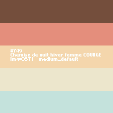 Chemise de nuit hiver femme COURGE