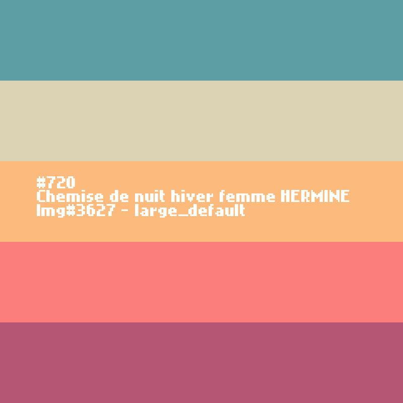 Nachthemd voor vrouwen HERMINE (Hermelijn)