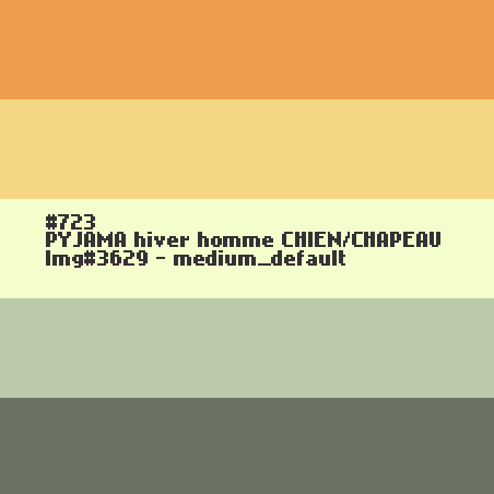 PYJAMA hiver homme CHIEN/CHAPEAU