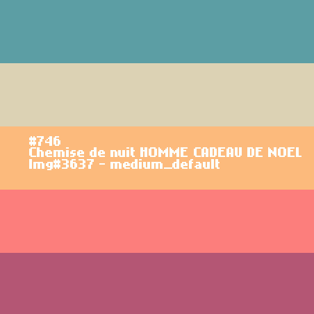 Chemise de nuit hiver homme CADEAU de Noël