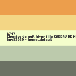 Chemise de nuit hiver fille CADEAU de Noël