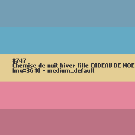 Chemise de nuit hiver fille CADEAU de Noël