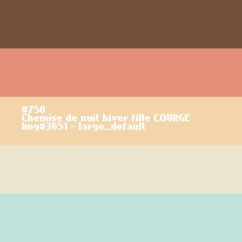 Nachthemd voor meisjes COURGE (POMPOEN)