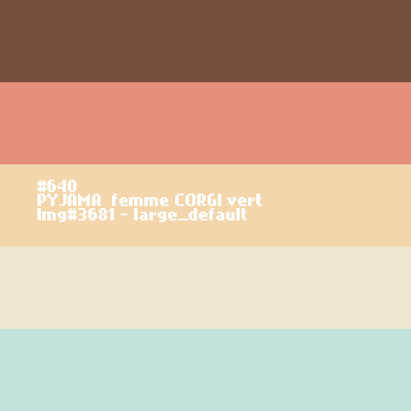 PYJAMA voor vrouwen CORGI groen