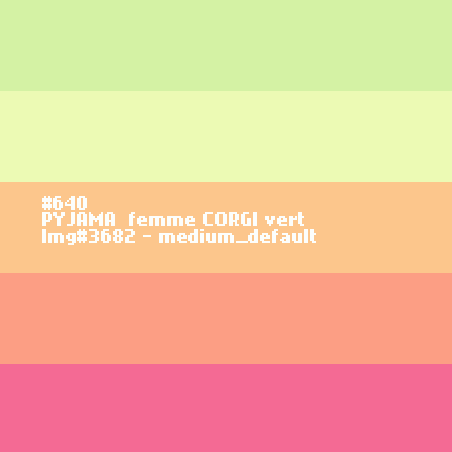 PYJAMA voor vrouwen CORGI groen