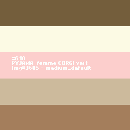 PYJAMA voor vrouwen CORGI groen