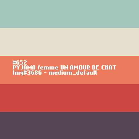 PYJAMA hiver femme UN AMOUR DE CHAT