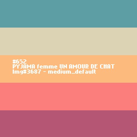 PYJAMA voor vrouwen UN AMOUR DE CHAT