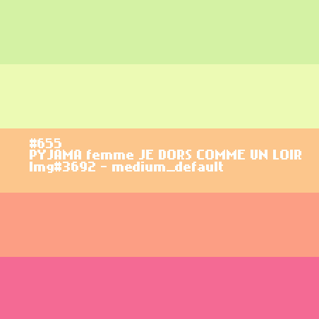 PYJAMA hiver femme JE DORS COMME UN LOIR