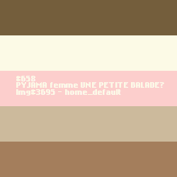 PYJAMA hiver femme Une petite Balade?