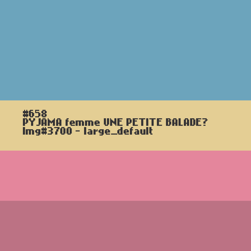 PYJAMA hiver femme Une petite Balade?