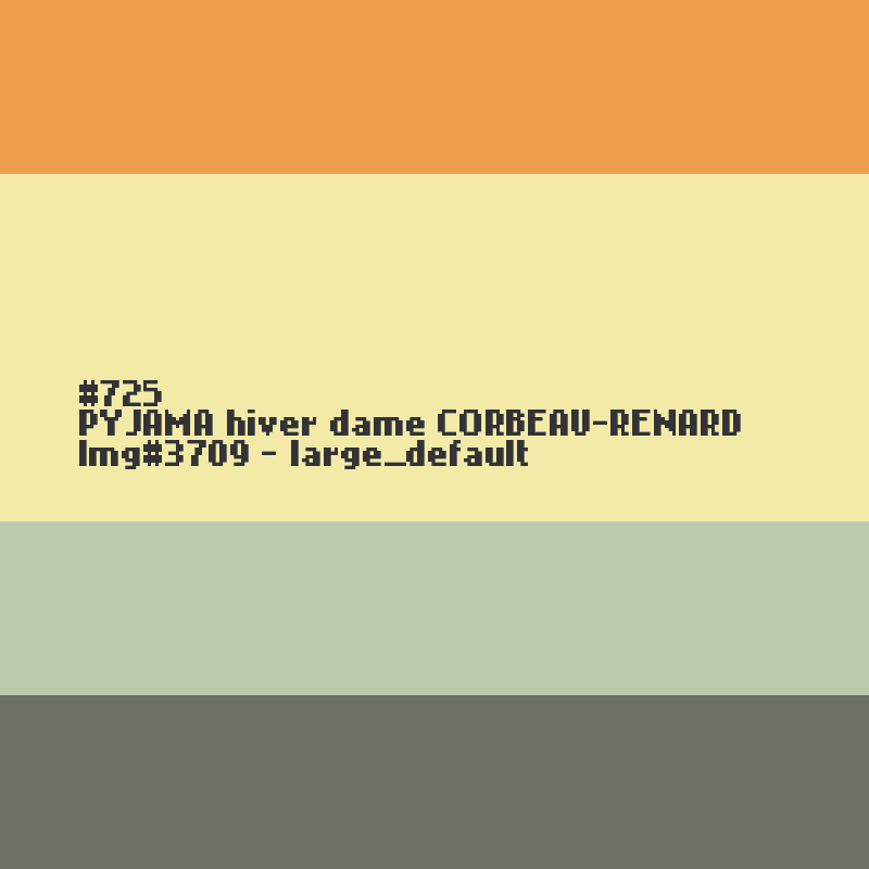 PYJAMA hiver dame CORBEAU/RENARD