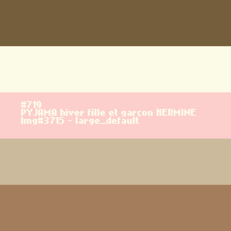 Winter pyjama voor kinderen  HERMINE (Hermelijn)