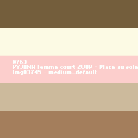 Pyjashort voor vrouwen ZOUP - Plaats voor de zon