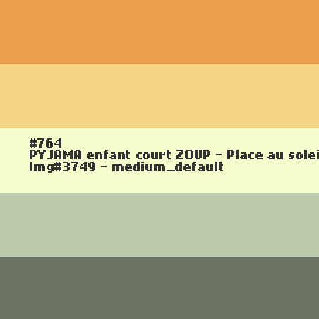 PYJAMA enfant court ZOUP - Place au soleil