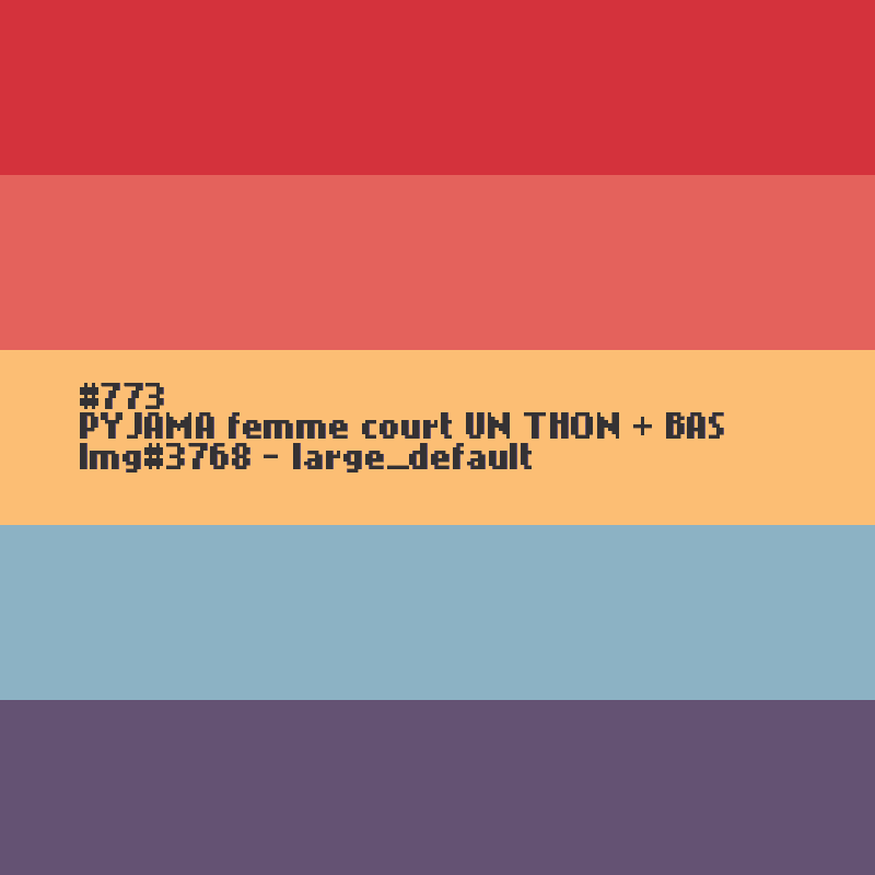 Pyjashort voor vrouwen UN THON + BAS