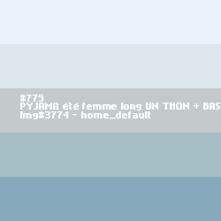 PYJAMA femme long UN THON + BAS