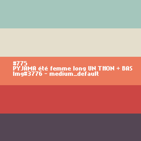 PYJAMA femme long UN THON + BAS