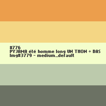 PYJAMA homme long UN THON + BAS