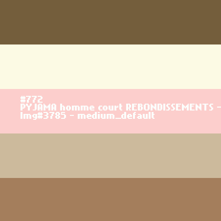 PYJAMA homme court REBONDISSEMENTS