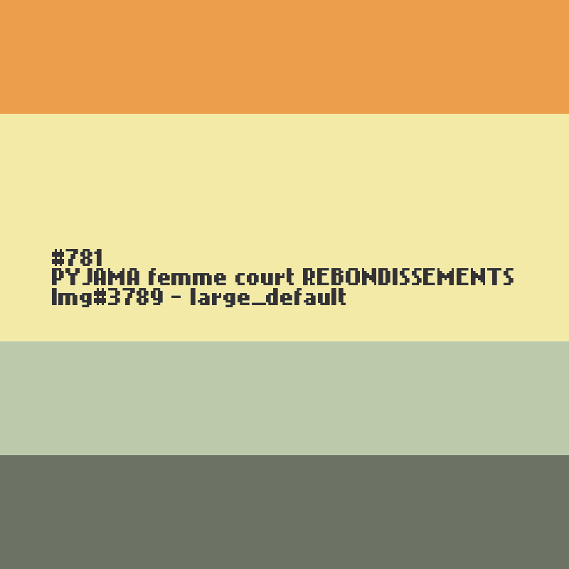PYJAMA femme court REBONDISSEMENTS