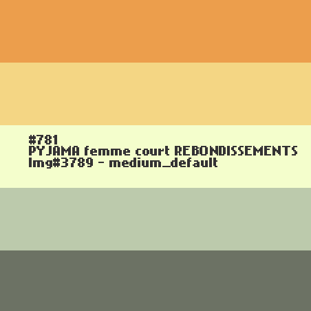 PYJAMA femme court REBONDISSEMENTS