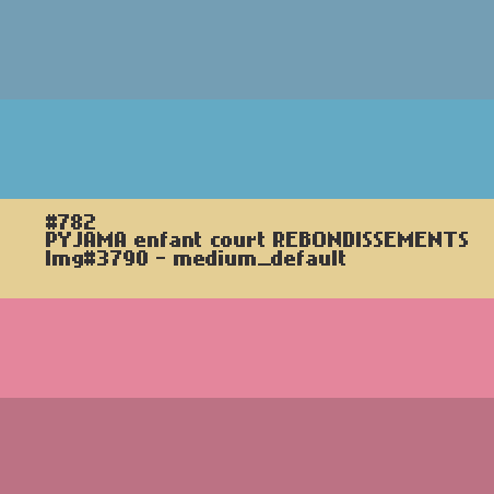 Pyjashort voor kinderen met SPRINGEND KONIJN