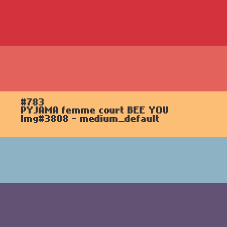 PYJAMA femme court BEE YOU