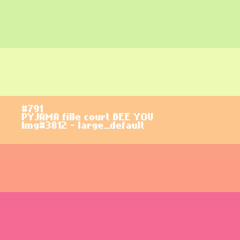 PYJAMA fille court BEE YOU