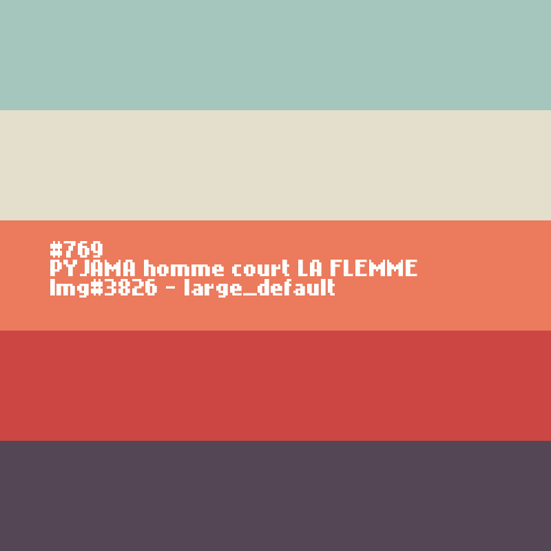 Pyjashort voor heren LA FLEMME