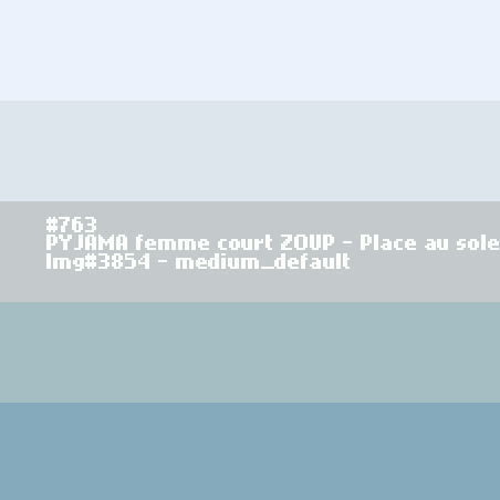 PYJAMA femme court ZOUP - Place au soleil
