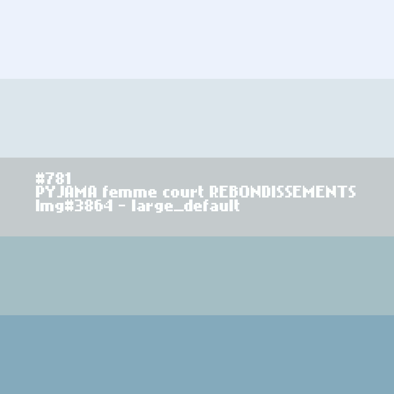 PYJAMA femme court REBONDISSEMENTS