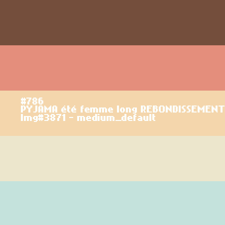 PYJAMA femme long REBONDISSEMENTS
