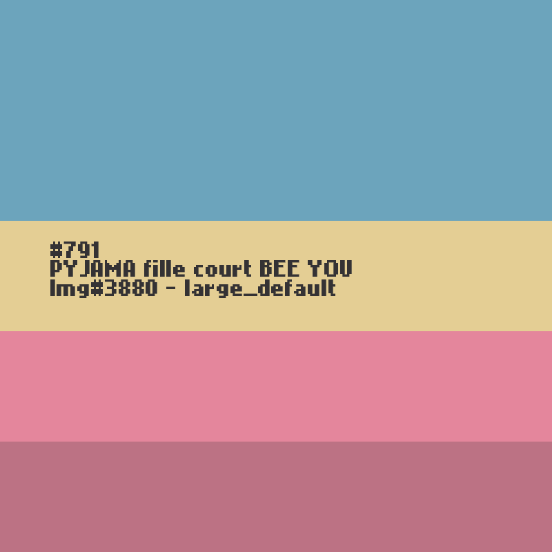 Pyjashort voor meisjes BEE YOU