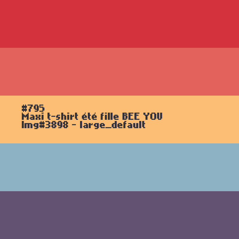 Maxi t-shirt fille BEE YOU
