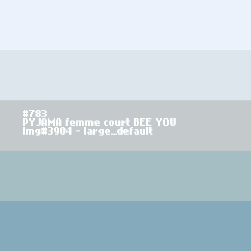 PYJAMA femme court BEE YOU