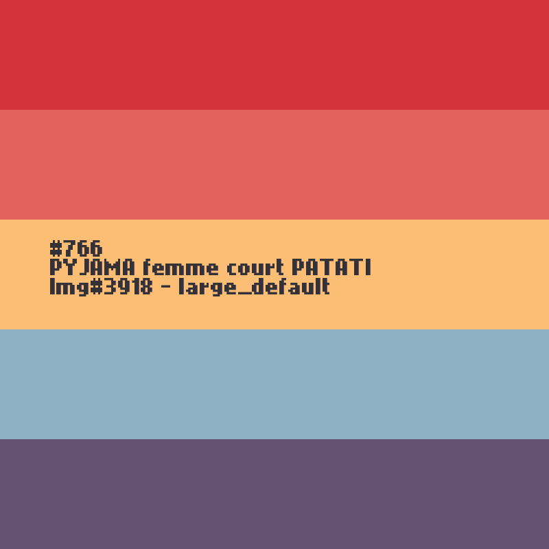 PYJAMA femme court PATATI