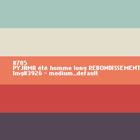 PYJAMA homme long REBONDISSEMENTS