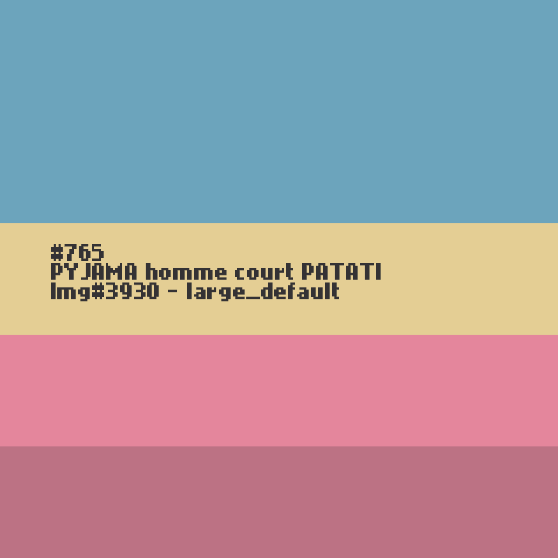 PYJAMA homme court PATATI