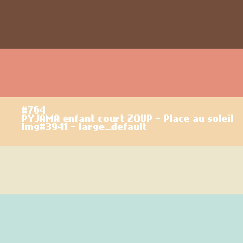 PYJAMA enfant court ZOUP - Place au soleil