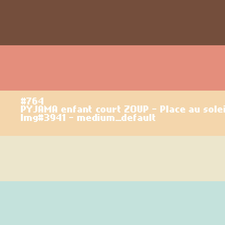 PYJAMA enfant court ZOUP - Place au soleil