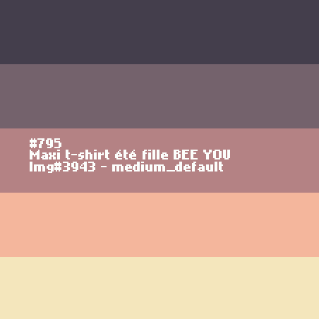 Maxi t-shirt fille BEE YOU