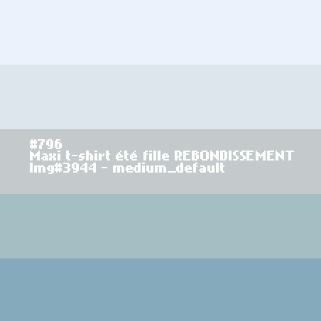 Maxi t-shirt voor meisjes REBONDISSEMENT