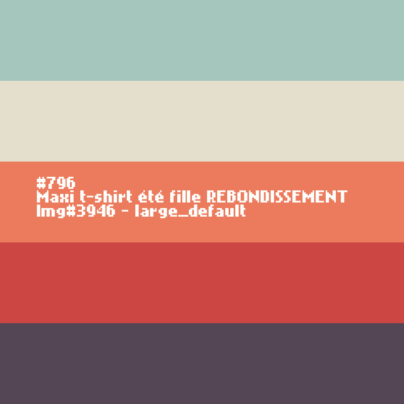 Maxi t-shirt voor meisjes REBONDISSEMENT