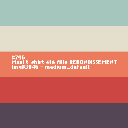 Maxi t-shirt voor meisjes REBONDISSEMENT